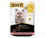 Сухой Корм Pro Plan (ПроПлан) Для Кошек с Чувствительной Кожей и Шерстью Лосось и Льняное Масло Nature Elements Cat Derma Care 200г (1*10)