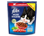 Сухой Корм Felix (Феликс) Для Кошек Мясное Объедение Говядина 600г