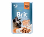 Влажный Корм Brit (Брит) Для Кошек Индейка в Соусе Premium Adult Cats Turkey Fillets in Gravy 85г