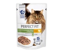 Влажный Корм Perfect Fit (Перфект Фит) Для Стерилизованных Кошек Старше 7 Лет Курица в Соусе 75г (1*28)