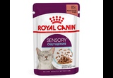 Влажный Корм Royal Canin (Роял Канин) Для Кошек Для Стимуляции Рецепторов Ротовой Полости Кусочки в Соусе Ощущения Sensory Feel 85г (1*12)