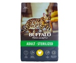 Сухой Корм Mr.Buffalo (Мистер Буффало) Для Стерилизованных Кошек Курица Adult Sterilized 400г B112