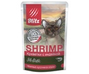 Влажный Корм Blitz (Блиц) Для Кошек Креветки и Индейка в Соусе Holistic Shrimp & Turkey in Gravy Adult Cat All Breeds 85г 681709