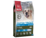 Сухой Корм Blitz (Блиц) Для Собак Свежая Форель Низкозерновой Holistic Fresh Trout Adult Dog All Breeds Low Grain LG 1,5кг 605548