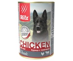 Консервы Для Собак и Щенков Blitz (Блиц) Курица и Телятина Classic Dog Chicken & Veal Minced 400г 681563