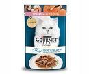Влажный Корм Gourmet (Гурме) Для Кошек Креветка и Лосось Perle 75г (1*26)