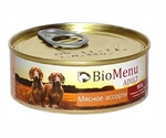 Консервы Biomenu (Биоменю) Для Собак Мясное Ассорти Adult 100г (1*24)  73919