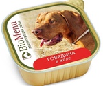 Консервы Biomenu (Биоменю) Для Собак Говядина в Желе 300г (1*10) 73957
