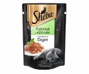 Влажный Корм Sheba (Шеба) Для Кошек Кролик и Курица в Соусе Ломтики 75г (1*28)