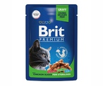 Влажный Корм Brit (Брит) Для Стерилизованных Кошек Цыпленок в Соусе Premium 85г 5048830