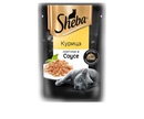 Влажный Корм Sheba (Шеба) Для Кошек Курица в Соусе Ломтики 75г (1*28)