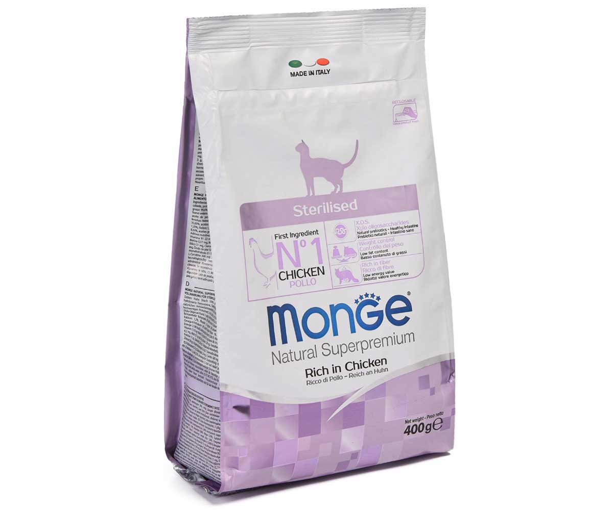 Monge Cat Sterilised корм для стерилизованных кошек 400г